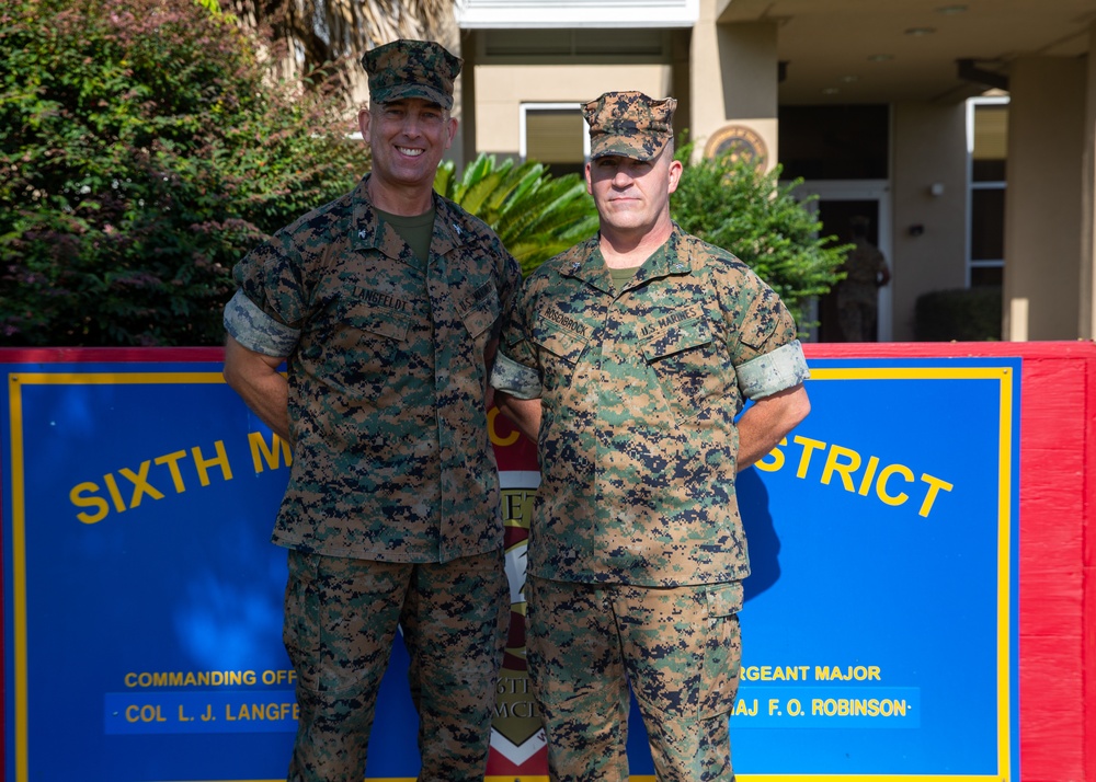 Lt. Col. Rosenbrock's promotion ceremony
