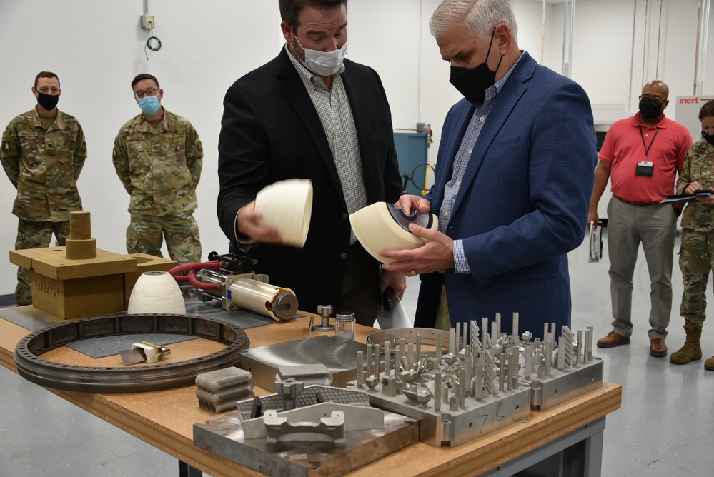 Christopher Lowman Visits AFSC Headquarters
