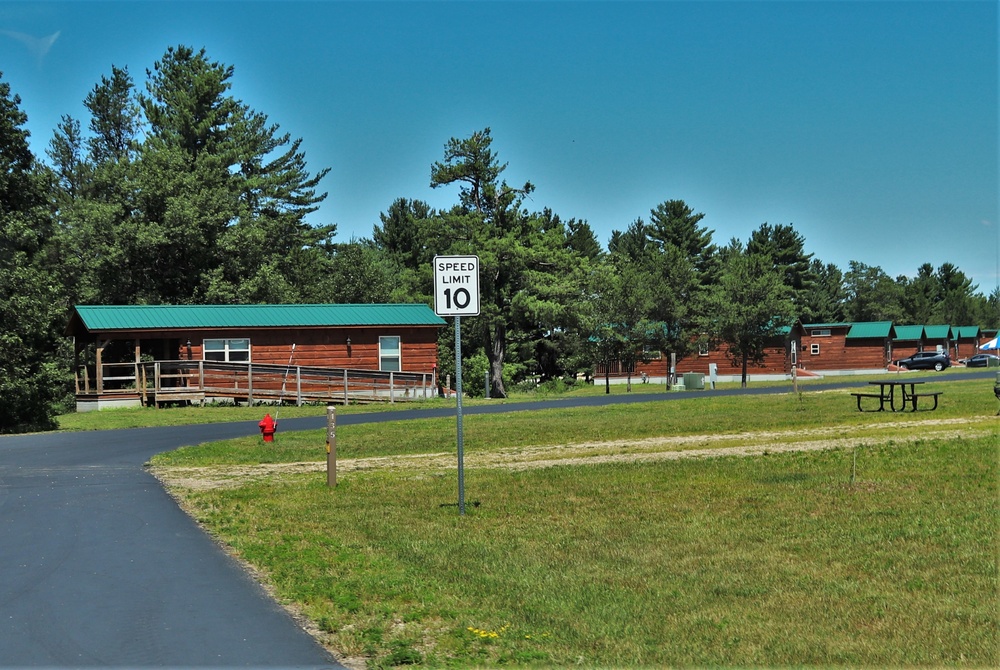 Cabins at Fort McCoy’s Pine View Campground are available year-round