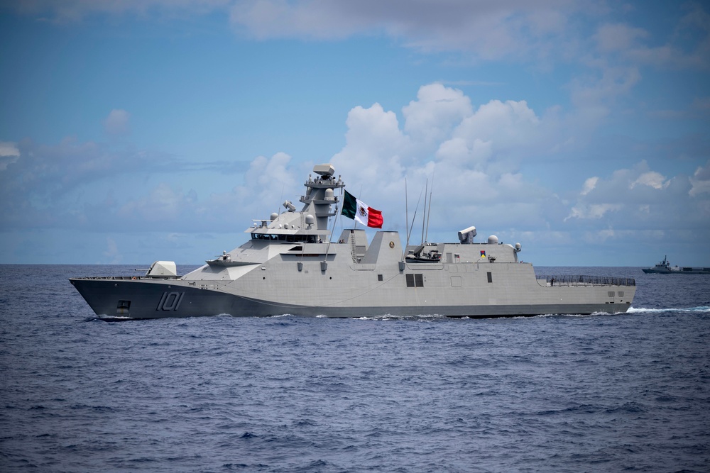 RIMPAC 2022 Fleet Sails in Formation