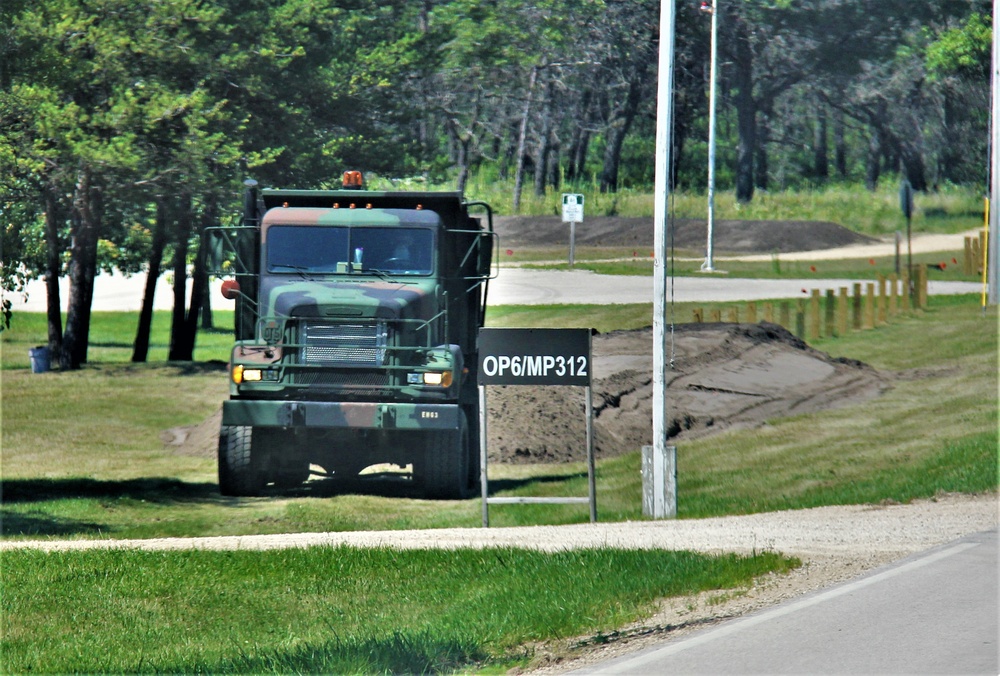 Fort McCoy Range Maintenance at work