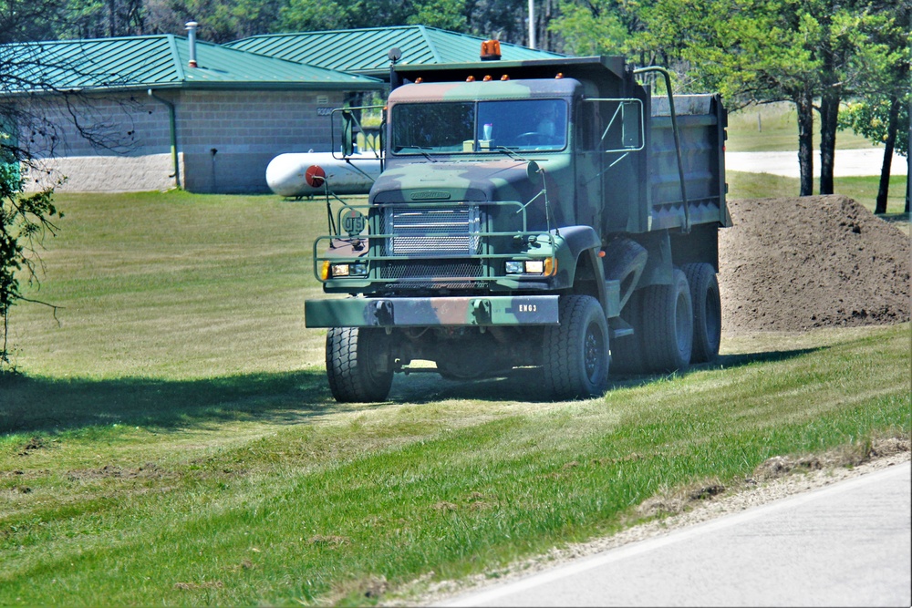 Fort McCoy Range Maintenance at work