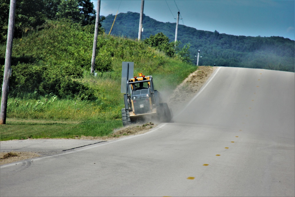 Fort McCoy Range Maintenance at work