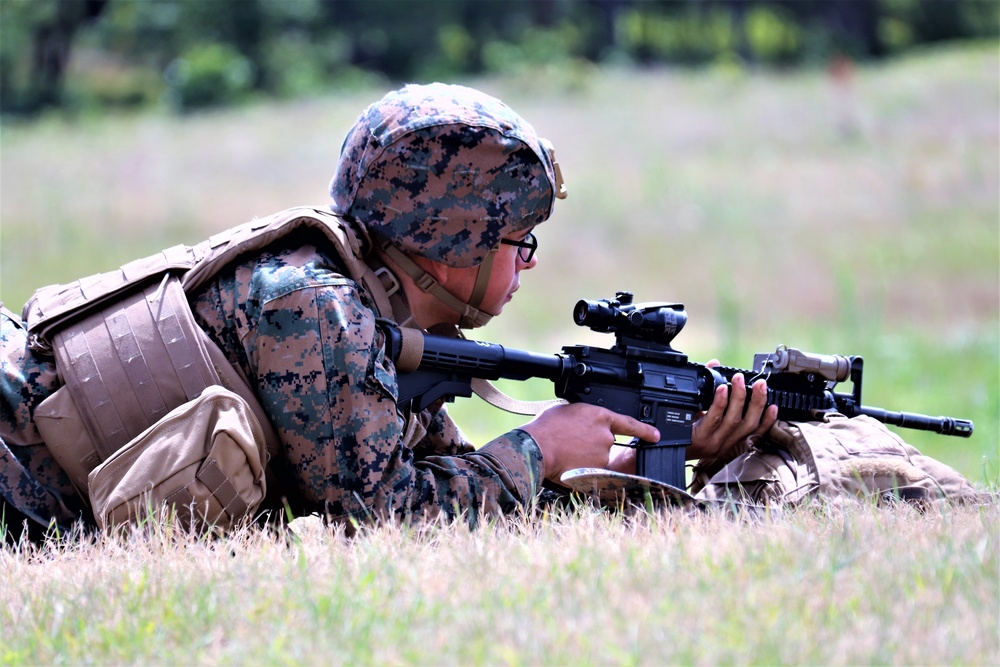 2nd Battalion, 24th Marines complete rifle qualification training at Fort McCoy