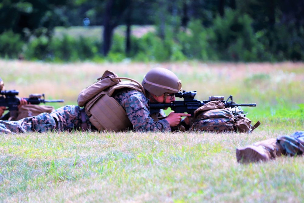 2nd Battalion, 24th Marines complete rifle qualification training at Fort McCoy