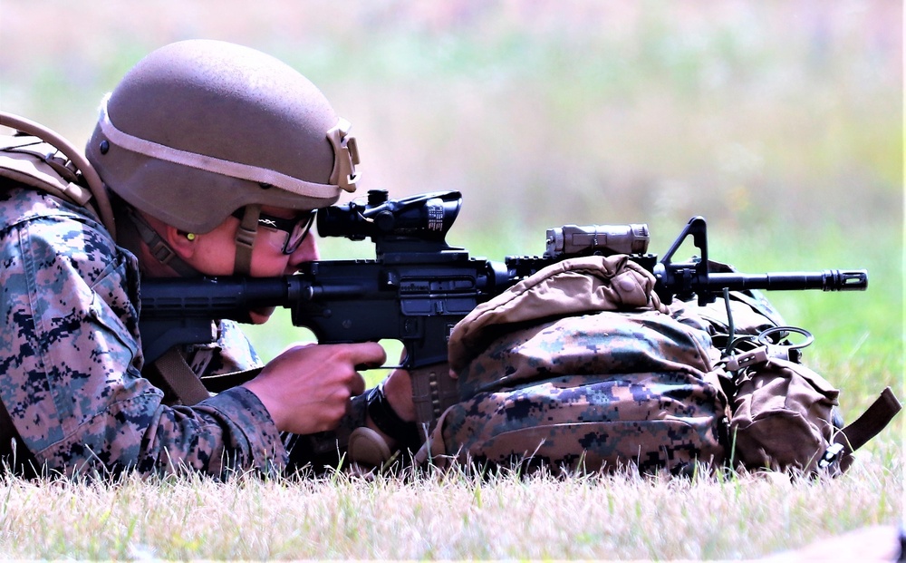 2nd Battalion, 24th Marines complete rifle qualification training at Fort McCoy