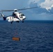 USS Ronald Reagan (CVN 76) conducts replenishment-at-sea with USNS Carl Brashear (T-AKE 7)