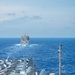 USS Ronald Reagan (CVN 76) conducts replenishment-at-sea with USNS Carl Brashear (T-AKE 7)