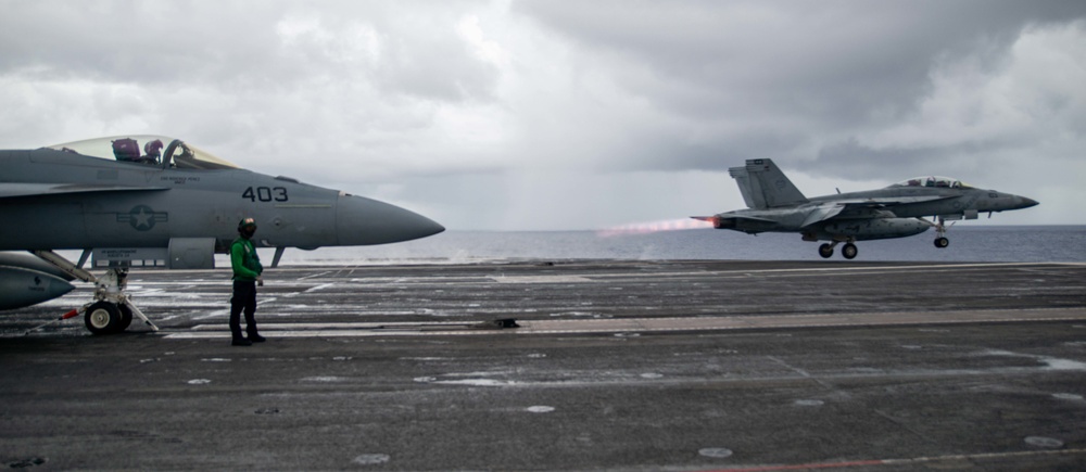 USS Ronald Reagan (CVN 76) conducts flight operations