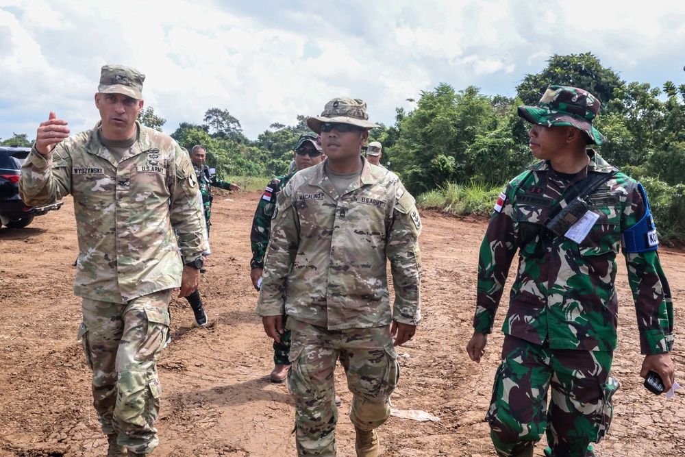 Soldiers from the 130th Engineer Brigade support Garuda Shield 22