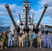 Multinational Forces Pose for a Photo Aboard the USS Missouri Memorial