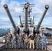 Multinational Forces Pose for a Photo Aboard the USS Missouri Memorial