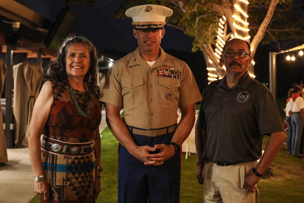 Col. Whitley acknowledges Devil Pups during awards ceremony