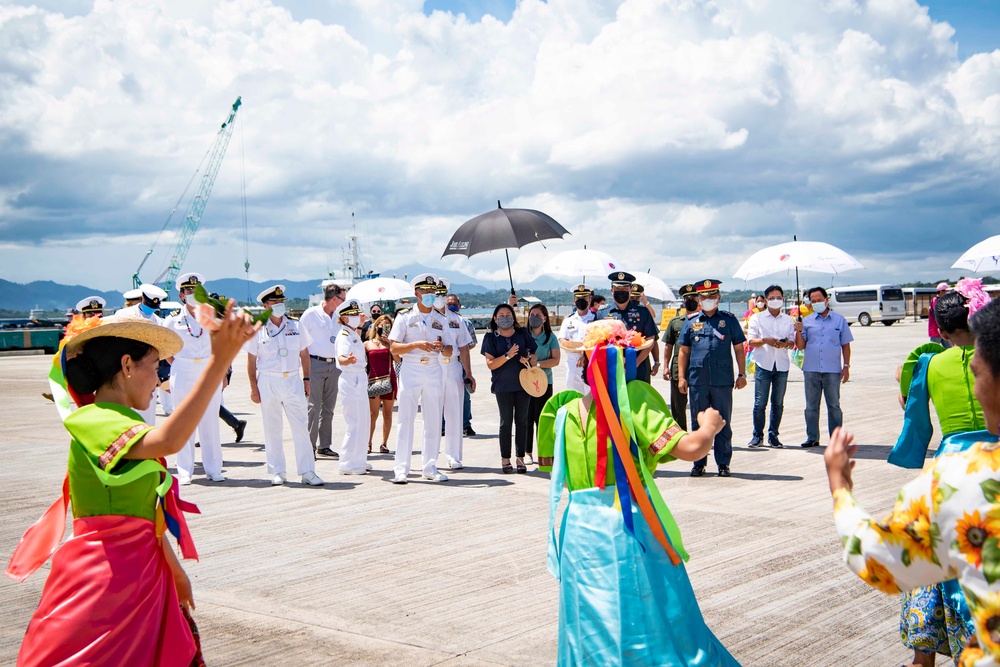 USNS Mercy arrives in Puerto Princesa for Pacific Partnership 2022
