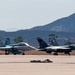 F-16 Fighting Falcons and F-18 Flight Operations