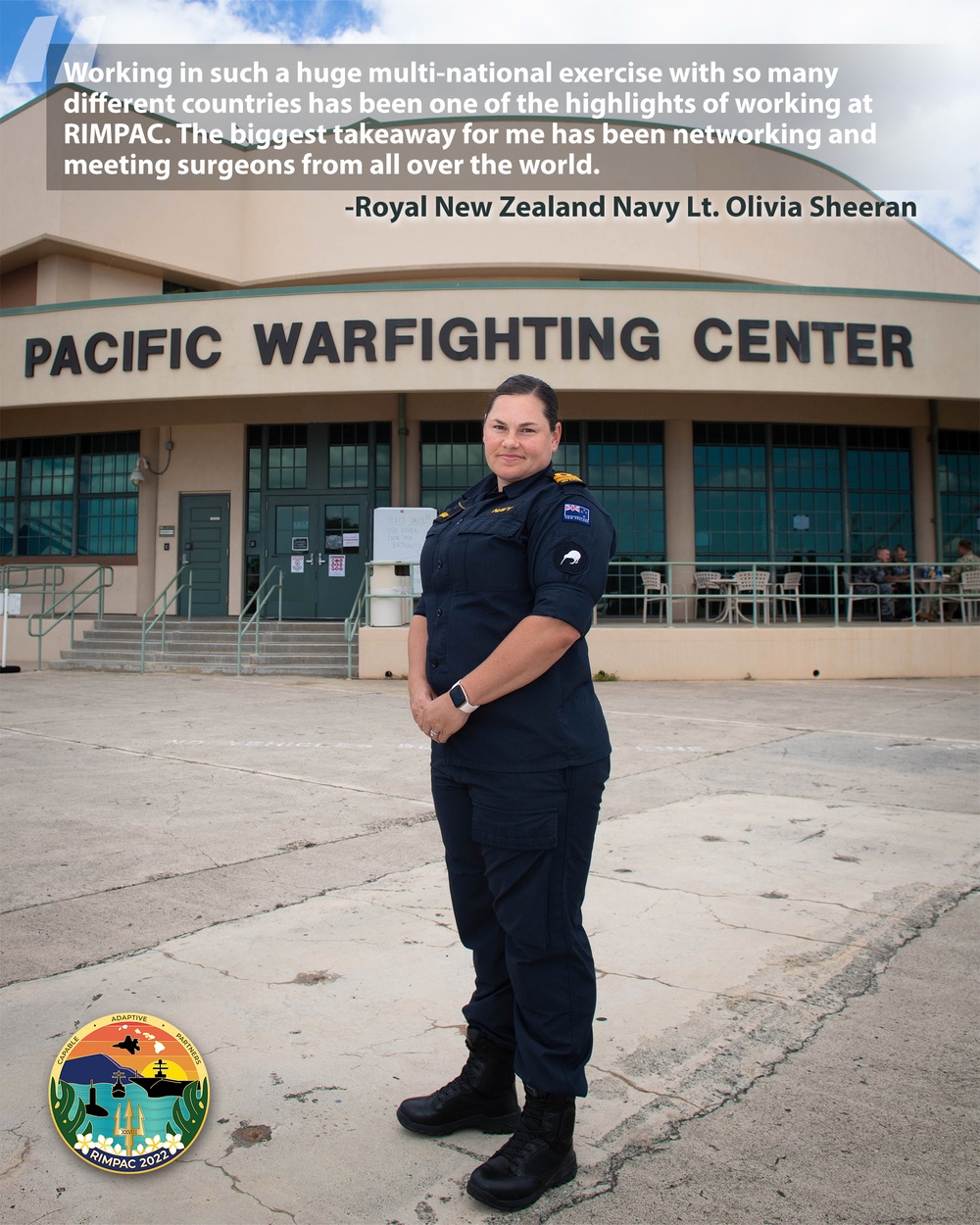 RIMPAC 2022: Royal New Zealand Navy portrait