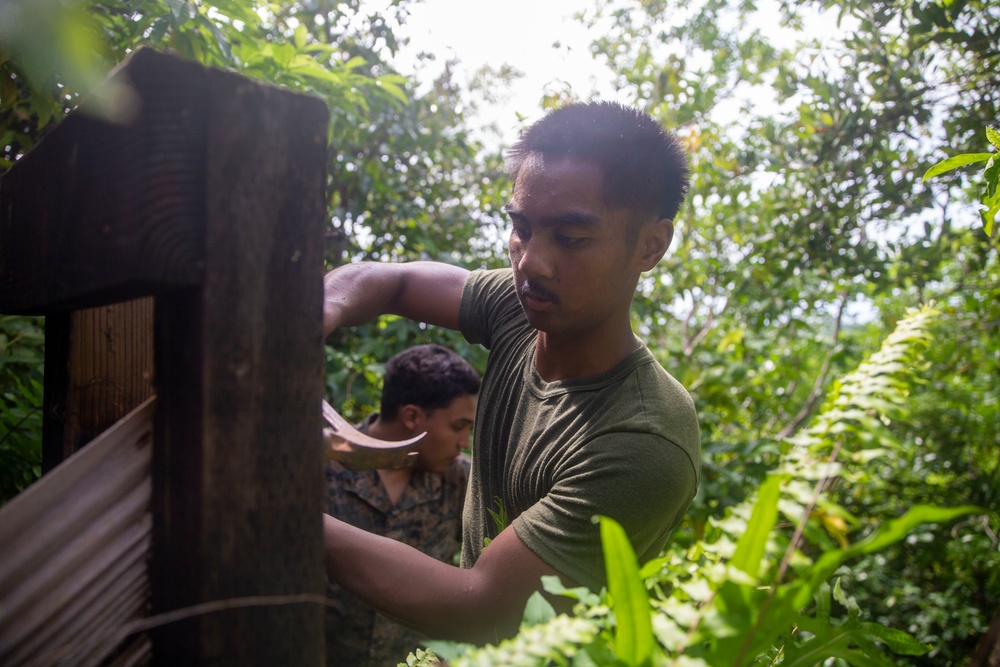 U.S. Marines work with Palauans to reconstruct a pathway to a Peleliu Memorial | Task Force Koa Moana 22