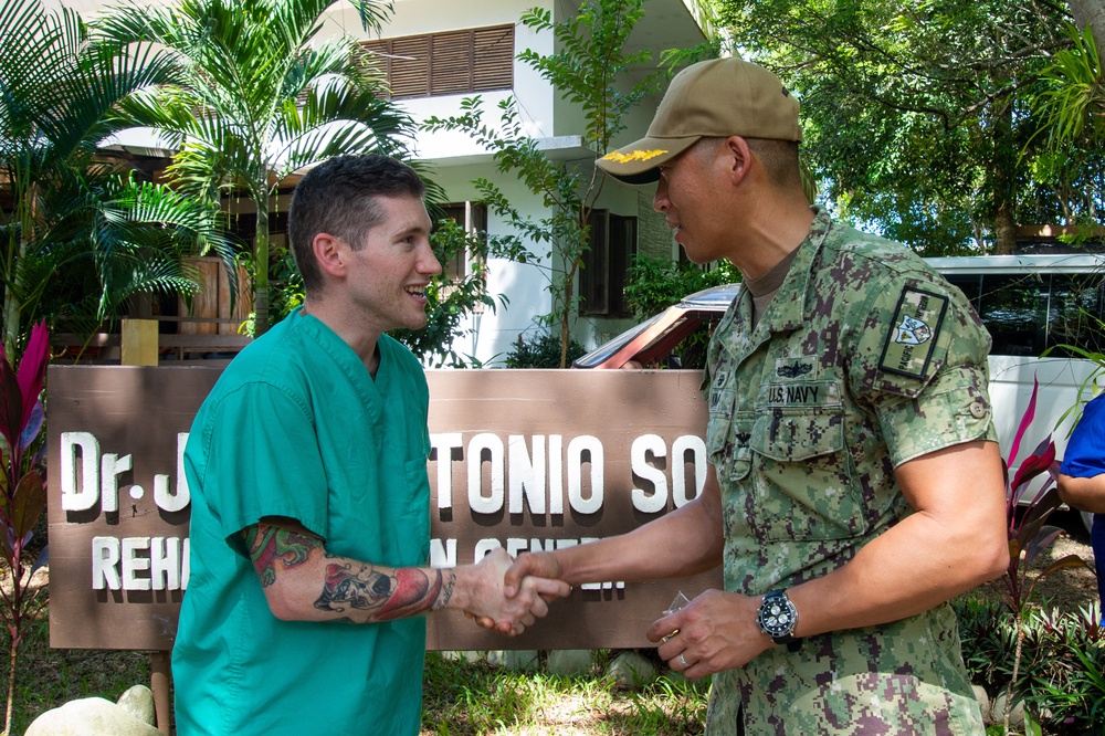 Pacific Partnership 2022 Leadership Visit Dr. Jose Antonio Socrates Rehabilitation Center
