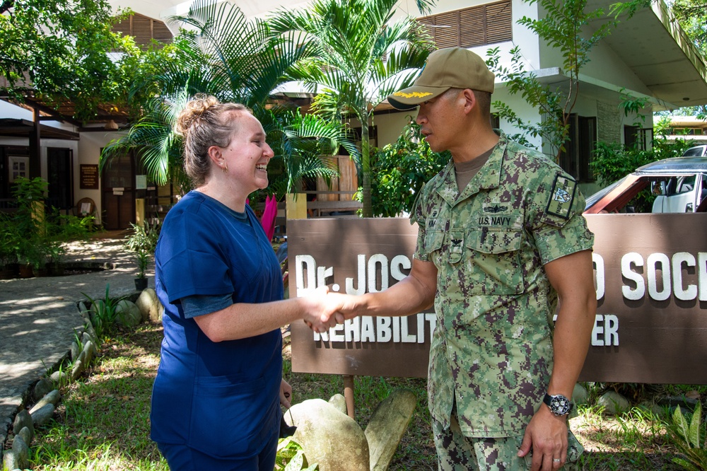 Pacific Partnership 2022 Leadership Visit Dr. Jose Antonio Socrates Rehabilitation Center