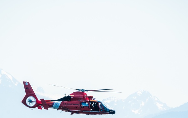 Coast Guard Air Station Port Angeles formation flight