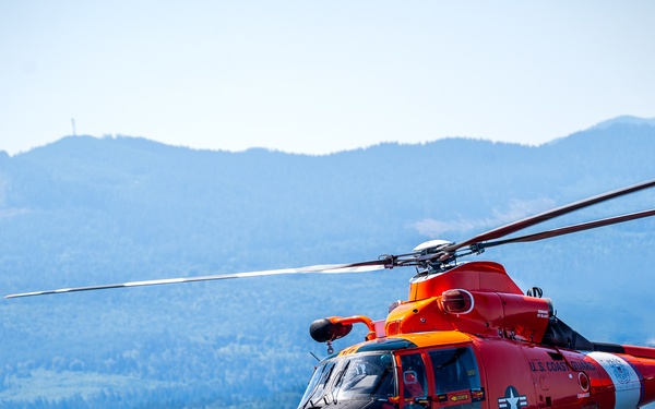 Coast Guard Air Station Port Angeles formation flight