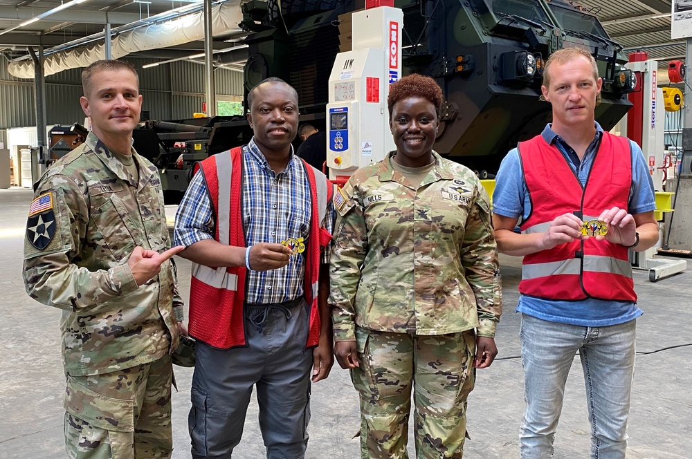 New 405th AFSB commander conducts APS-2 site visit to Netherlands, Belgium