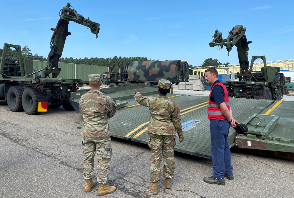 New 405th AFSB commander conducts APS-2 site visit to Netherlands, Belgium