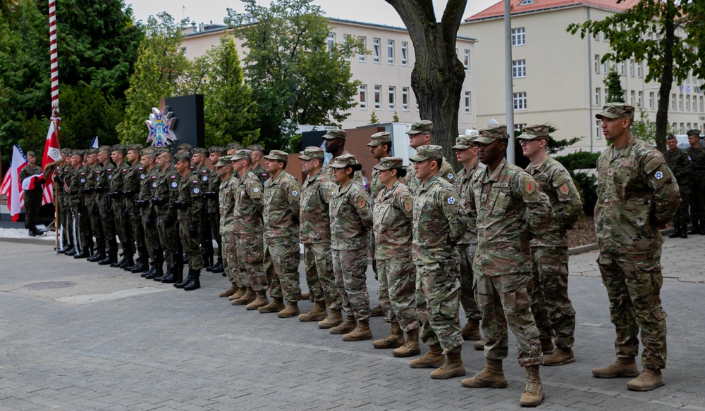 Forward Operating Site Poznan renaming ceremony