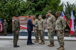 Forward Operating Site Poznan renaming ceremony