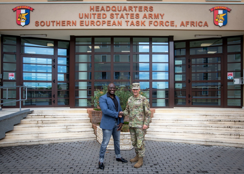 Dr. Tchicaya Missamou visits SETAF-AF