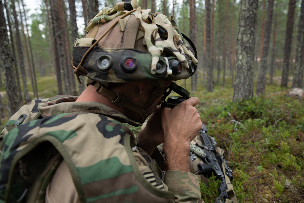 U.S., Finnish, and Norwegian Soldiers Participate in Exercise Ryske 22