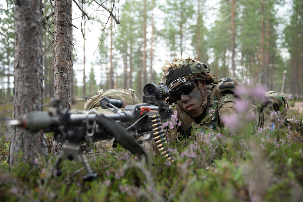 U.S., Finnish, and Norwegian Soldiers Participate in Exercise Ryske 22