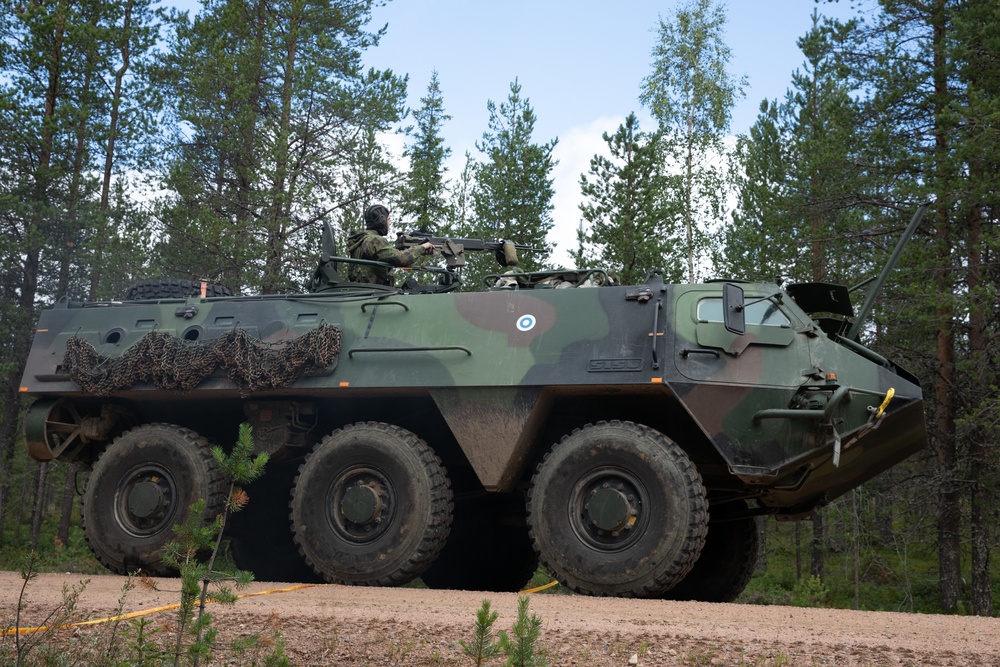 U.S., Finnish, and Norwegian Soldiers Participate in Exercise Ryske 22