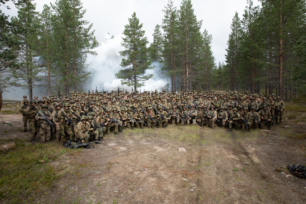 U.S., Finnish and Norwegian soldiers participate in Exercise Ryske 22