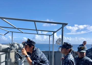 Youth Visit Military Sealift Command Ship, Learn of Life At Sea