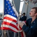 The USS Bainbridge is on a scheduled deployment in the U.S. Naval Forces Europe area of operations, employed by U.S. Sixth Fleet to defend U.S., Allied and Partner interests.