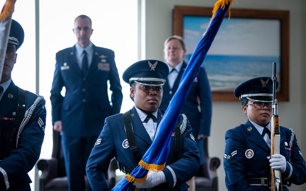 96th MSG change of command