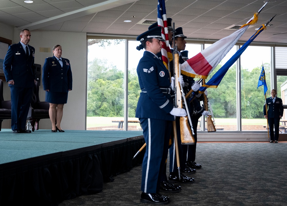 96th MSG change of command