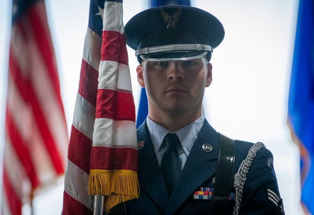 96th MSG change of command