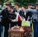 Military Funeral Honors with Funeral Escort are Conducted for U.S. Army 1st Lt. Myles W. Esmay in Section 36