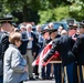 Military Funeral Honors with Funeral Escort are Conducted for U.S. Army 1st Lt. Myles W. Esmay in Section 36