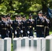 Military Funeral Honors with Funeral Escort are Conducted for U.S. Army 1st Lt. Myles W. Esmay in Section 36