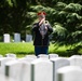 Military Funeral Honors with Funeral Escort are Conducted for U.S. Army 1st Lt. Myles W. Esmay in Section 36