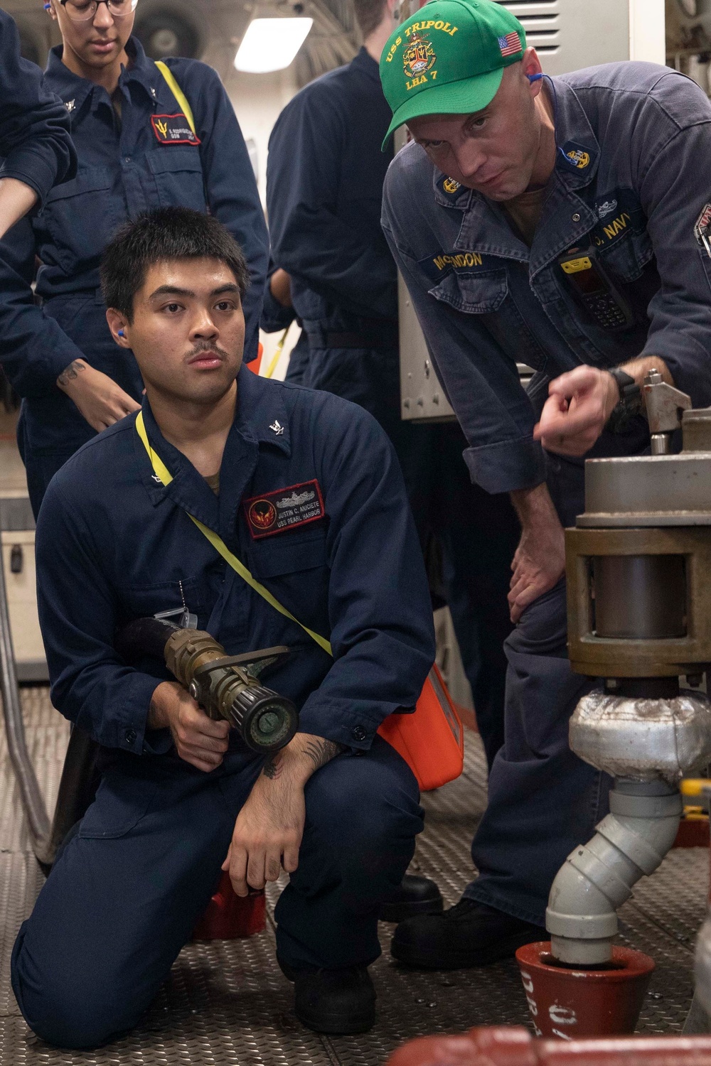 USS Tripoli Engineering Training Team
