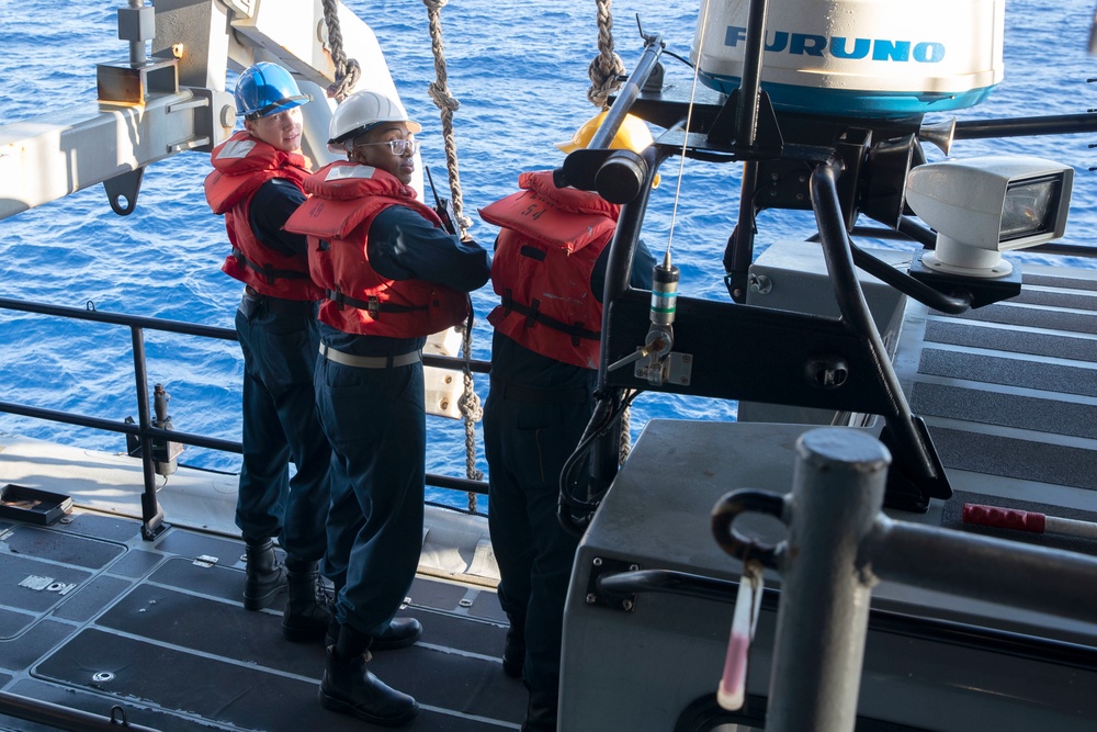 USS Tripoli Boat Operations