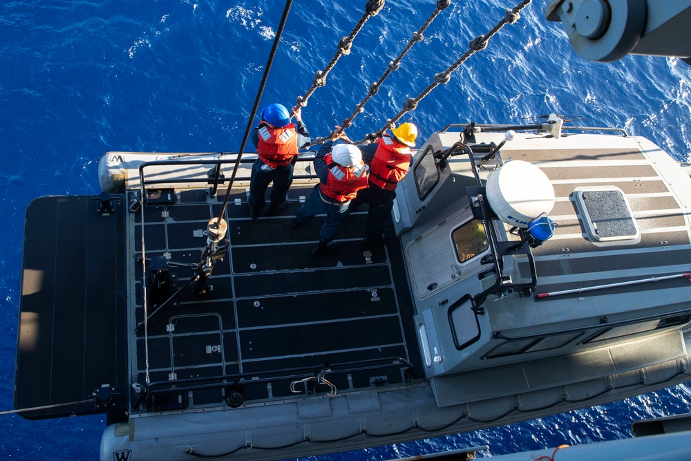 USS Tripoli Boat Operations