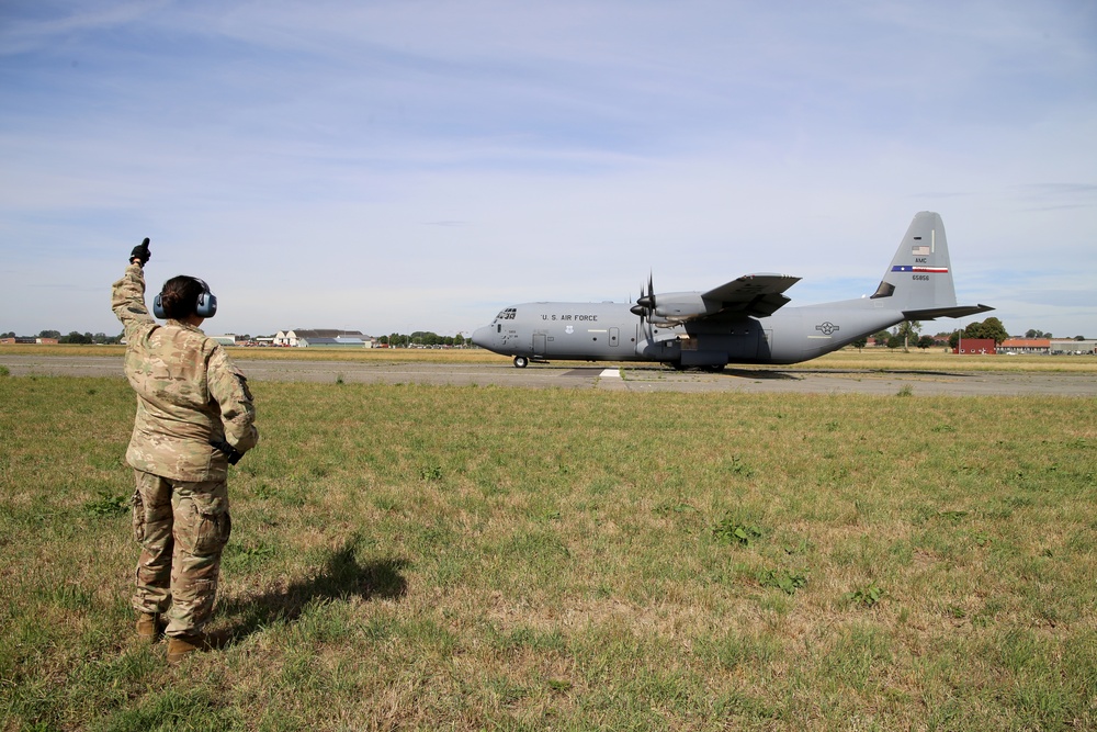 USAG Benelux Joint C-130 Orientation Flight