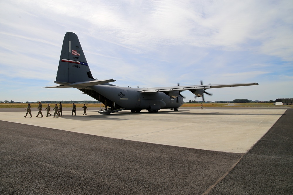USAG Benelux Joint C-130 Orientation Flight