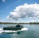 The 1437th Engineer Company conducts operator training with new Bridge Erection Boats(BEBs)