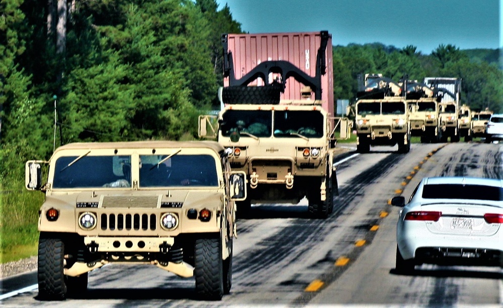 August 2022 training convoy to Fort McCoy